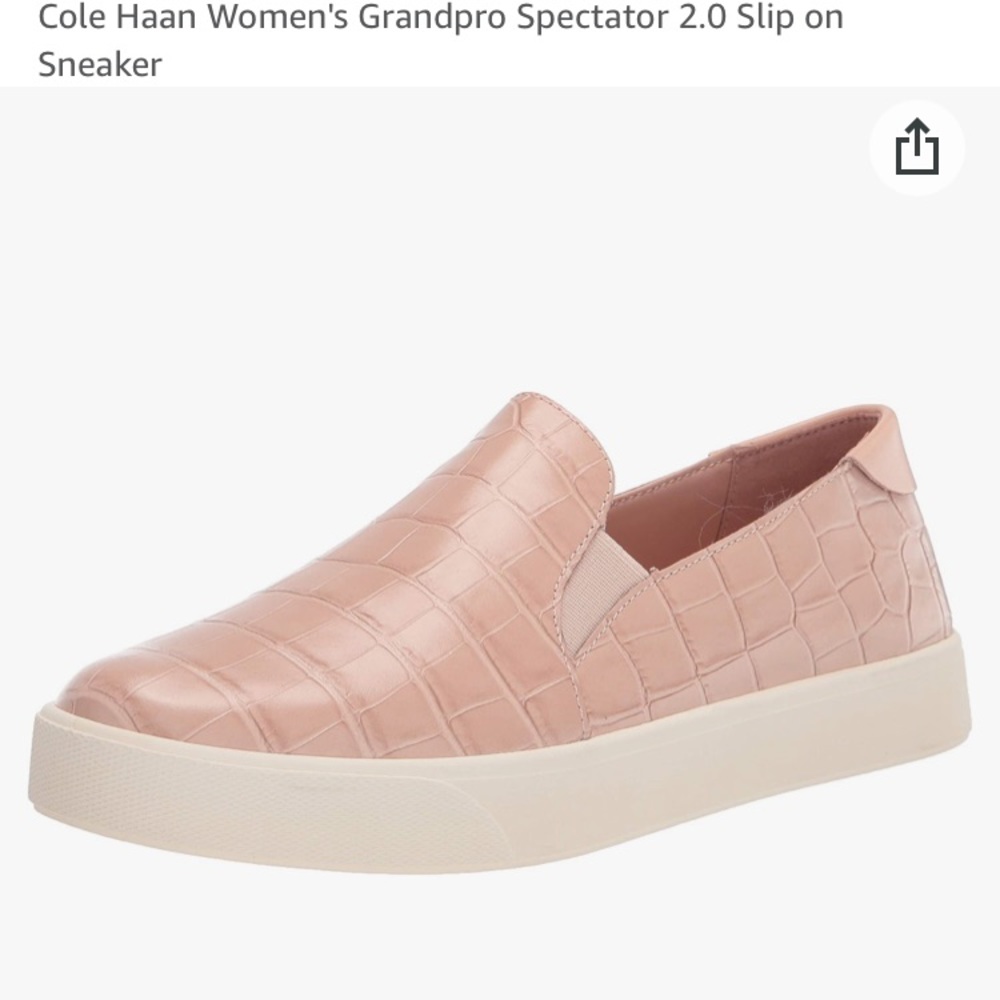 Cole Haan, Women Pink Grand Crosscourt Slip-on Loafers Sneakers Shoes US 7.5 B - Picture 9 of 9